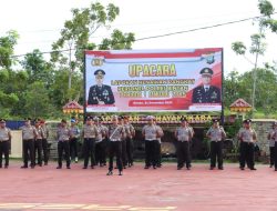 Kapolres Riky Pimpin Puluhan Personel Naik Pangkat, 3 Diantaranya Anggota Satresnarkoba