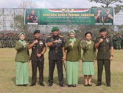 Danyonif 136/TS Berganti, Danrem 033/WP Berikan Pesan Ini