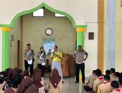 Satlantas Polres Bintan Berikan Edukasi Larangan Penggunaan Knalpot Brong di Sekolah