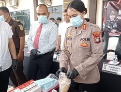 Kapolres Yunita Pimpin Pemusnahan Narkotika Sabu 953,19 Gram