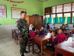 Bina Mental Para Siswa, Koramil Mandau Giat Sosialisasi