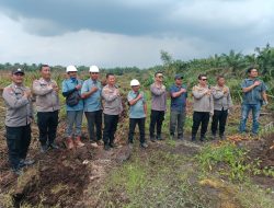 Program 100 Hari Asta Cita Presiden : Polres Bengkalis dan Polsek Mandau Tanam Jagung