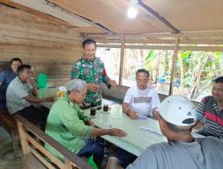 Giat Komsos, Ini Pesan Babinsa Pematang Pudu
