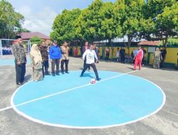 Tendang Bola Pertama, Korwil Pendidikan Bukit Batu Buka Turnamen Futsal Tingkat SD dan SMP
