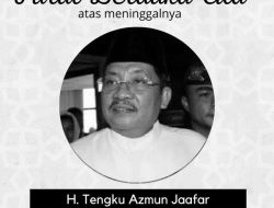 H. Tengku Azmun Jaafar Tutup Usia, Bupati Bengkalis Sampaikan Belasungkawa