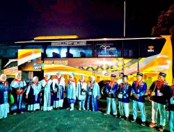 Lepas Keberangkatan JCH Kloter 15 menuju Embarkasi Haji Batam, Ini Harapan Bupati Bengkalis