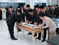 Percepat Program Kementerian, Menteri Nusron Lantik Pejabat Struktural