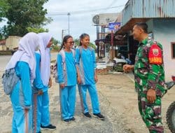 Sosialisasikan Pancasila kepada Para Siswa, Ini Pesan Serka Agung Saputro