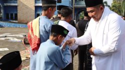 Bupati Roby Jadi Khatib Iduladha 1446 H di Pulau Pangkil
