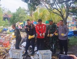 Karantina Riau Musnahkan Puluhan Ton Mangga Ilegal Hasil Tangkapan Bea Cukai Bengkalis