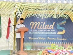 Bupati Bengkalis Hadiri Milad ke-5 Ponpes Sholawat Al-Burdah BAA Khalish