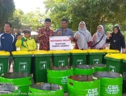 Serahkan Bantuan Fasilitas Kebersihan Lingkungan, Pertamina Sungai Pakning Dukung MTQ Riau 2025