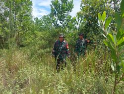 Giat Patroli Karlahut, Ini Pesan Sertu Roby