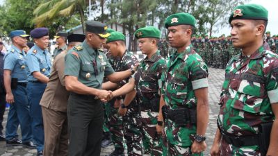 Personel Yon TP 849/Beladau Resmi Bergabung di Korem 033/WP, Berikut Penekanan Kasrem
