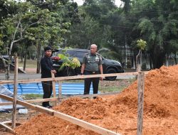 Masjid dan Kantor Persit Tahap Pembangunan, Danrem Bambang: Penuhi dan Meningkatkan Kesejahteraan Jajaran Korem 033/WP