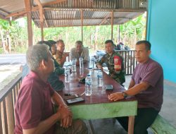 Sosialisasikan Pancasila, Babinsa Petani Imbau Warga Pererat Rasa Persaudaraan