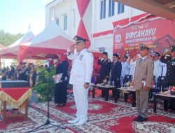Pengibaran Merah Putih Jadi Puncak Peringatan HUT RI ke 80 di Kecamatan Camat Bukit Batu