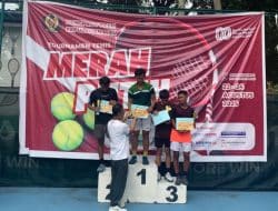 Aksa dan Khansa, Kakak Adik Juara Turnamen Tenis Merah Putih Pelti Kepri