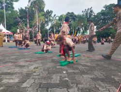 Semarak 64 Tahun Pramuka di Kwarcab Tanjungpinang, Mulai Baksos Donor Darah Hingga  Permainan Tradisional