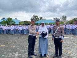 Pelajar Diminta Taat Berkendara, Satlantas Polres Bintan Sambangi SMA di Bintan