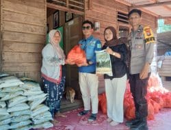 PT. MMI Salurkan Bantuan Paket Sembako Bagi Warga Kelarik di Sekitar WIUP Miliknya