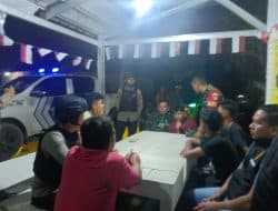 Wujud Sinergi, Koramil Mandau Giat Patroli Mitigasi Bersama Polri