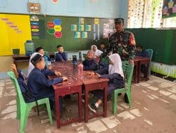 Bentuk Karakter Para Siswa, Serka Ristiyo Giat Sosialisasikan Pancasila