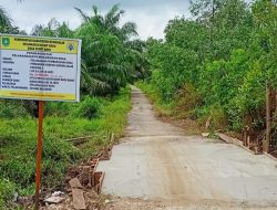 Permudah Akses Masyarakat, Pemerintah Desa Bukit Batu Bangun Gorong-gorong