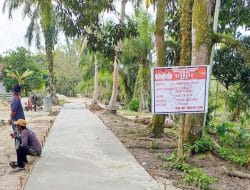 Giat Bangun Infrastruktur, Ini Harapan Pj. Kades Lubuk Garam