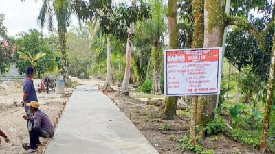 Giat Bangun Infrastruktur, Ini Harapan Pj. Kades Lubuk Garam