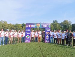 Camat Bukit Batu Buka Turnamen Sepak Bola ICI CUP 1