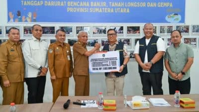 Provinsi Kepri Bantu Bencana Sumut Rp1,13 Miliar