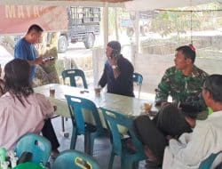 Babinsa Pamesi Giat Komsos Imbau Warga Pahami Pancasila