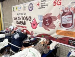 Dibuka Kabid Humas Polda Kepri, Peserta Donor Darah KJK  Lampaui Target