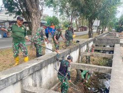 Kodim Bengkalis Gelar Karya Bakti Pembersihan Lingkungan